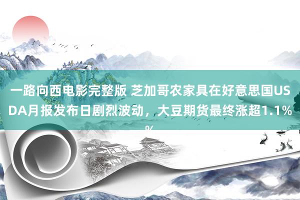 一路向西电影完整版 芝加哥农家具在好意思国USDA月报发布日剧烈波动，大豆期货最终涨超1.1%