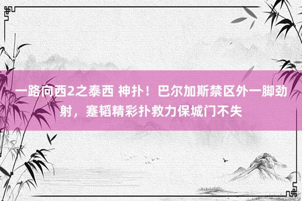 一路向西2之泰西 神扑！巴尔加斯禁区外一脚劲射，蹇韬精彩扑救力保城门不失