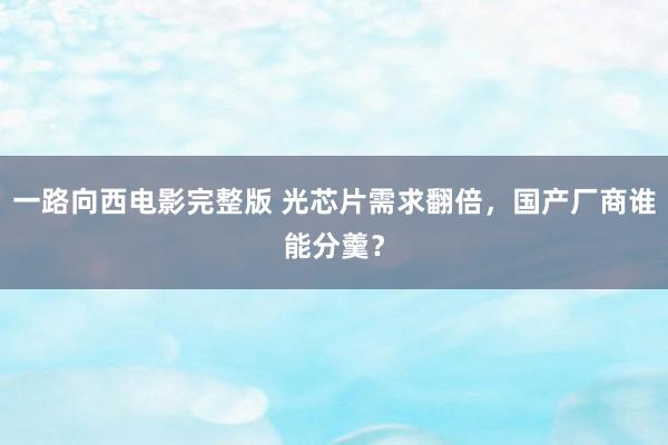 一路向西电影完整版 光芯片需求翻倍，国产厂商谁能分羹？