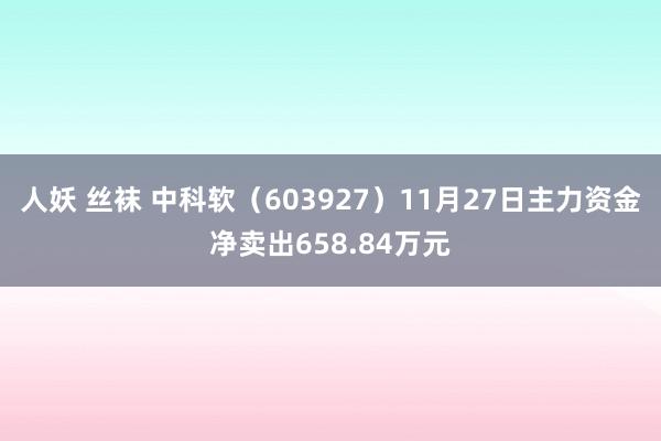 人妖 丝袜 中科软（603927）11月27日主力资金净卖出658.84万元