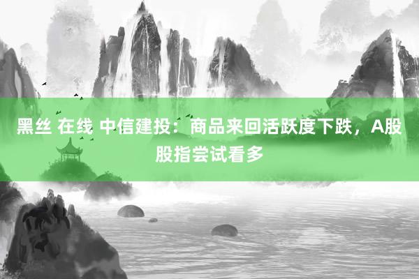 黑丝 在线 中信建投：商品来回活跃度下跌，A股股指尝试看多