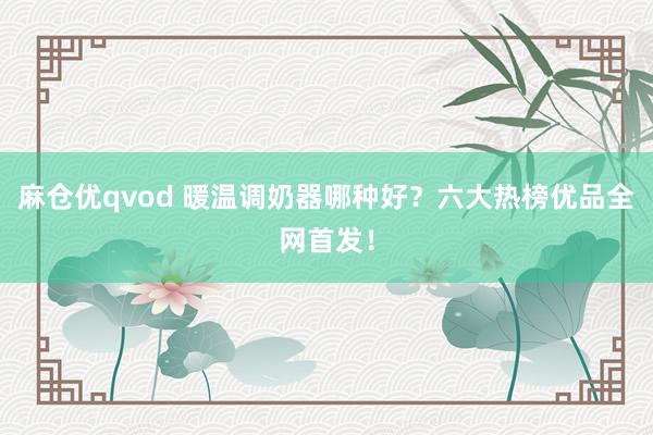 麻仓优qvod 暖温调奶器哪种好？六大热榜优品全网首发！