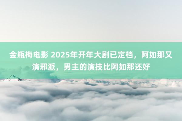 金瓶梅电影 2025年开年大剧已定档，阿如那又演邪派，男主的演技比阿如那还好