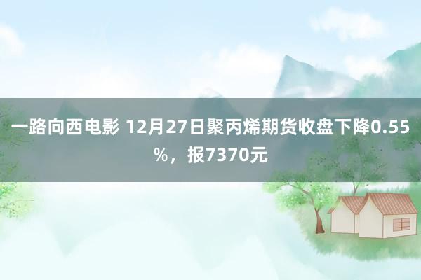 一路向西电影 12月27日聚丙烯期货收盘下降0.55%，报7370元